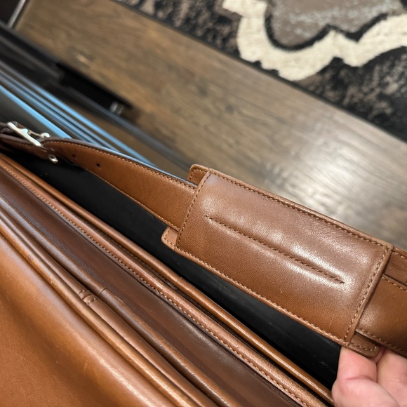 RARE Coach British Tan Portfolio Thompson Briefcase J0669-F06455 - Picture 15 of 16